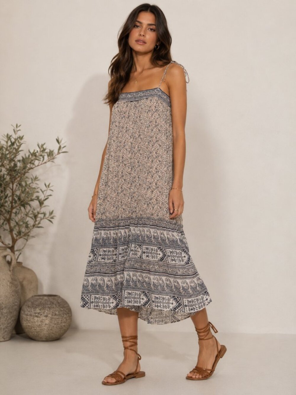 NEW Ulla Johnson Imane Silk Midi Dress In Rose Size 0